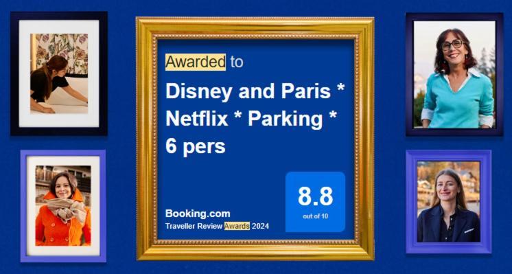 Disney And Paris * Netflix * Parking * 6 Pers Apartment Chessy  Exterior photo